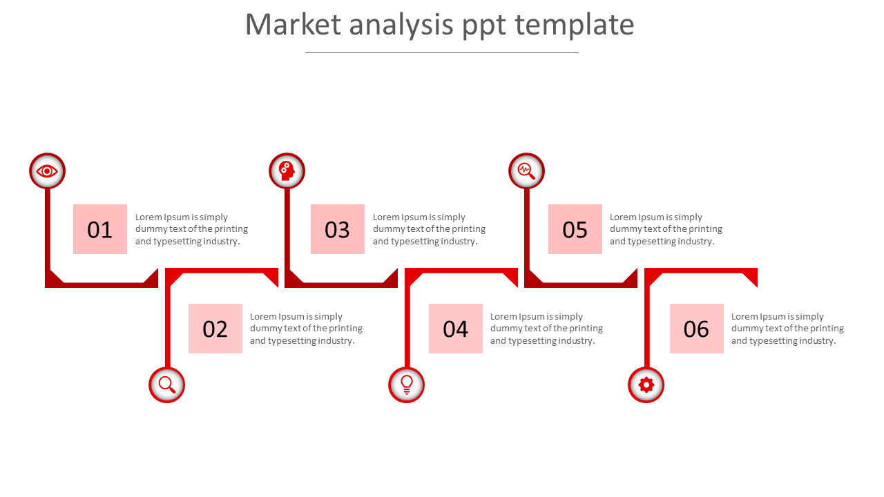 market analysis ppt template-6-red